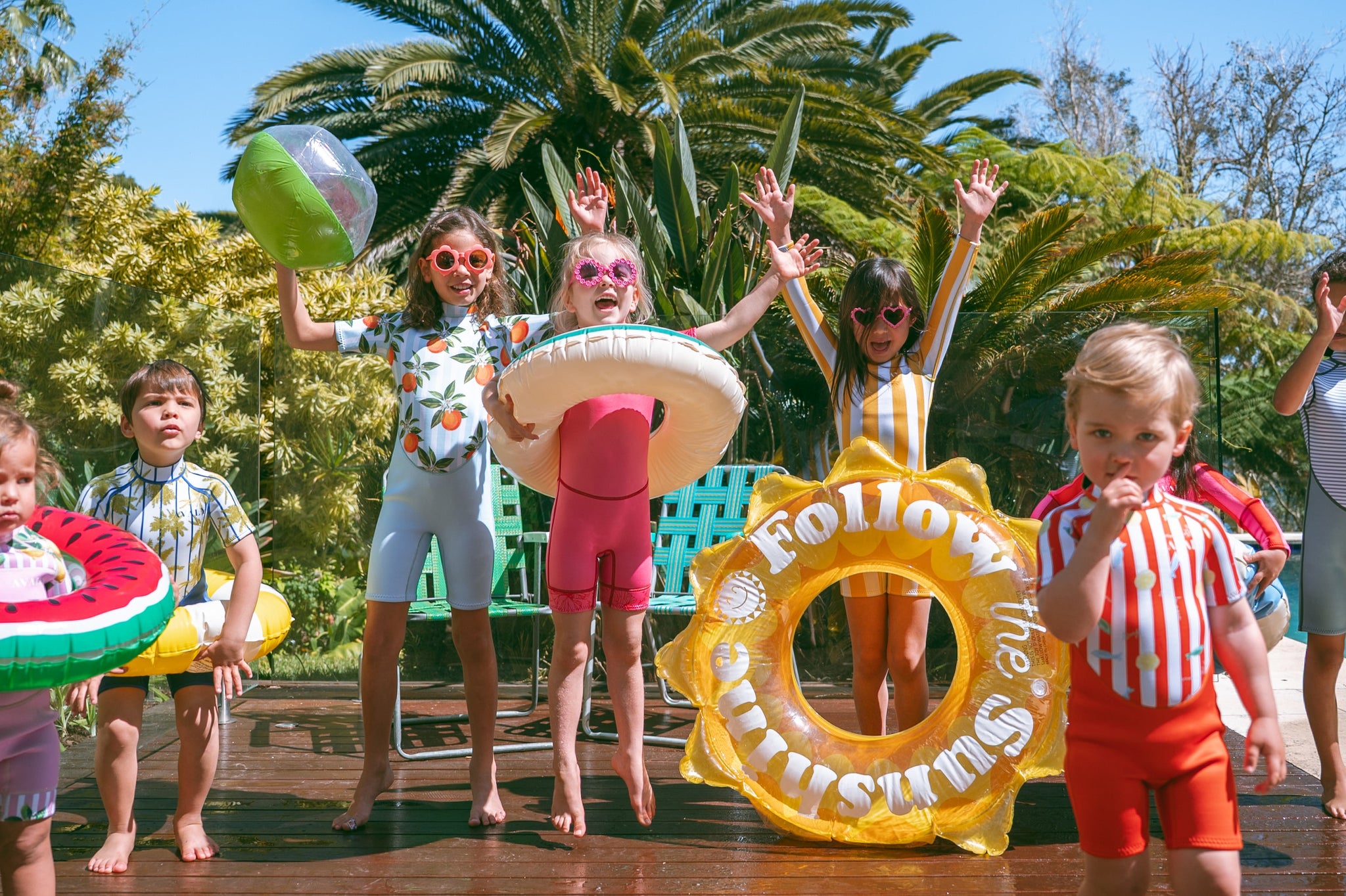 Kids Colourful Sustainable Wetsuits