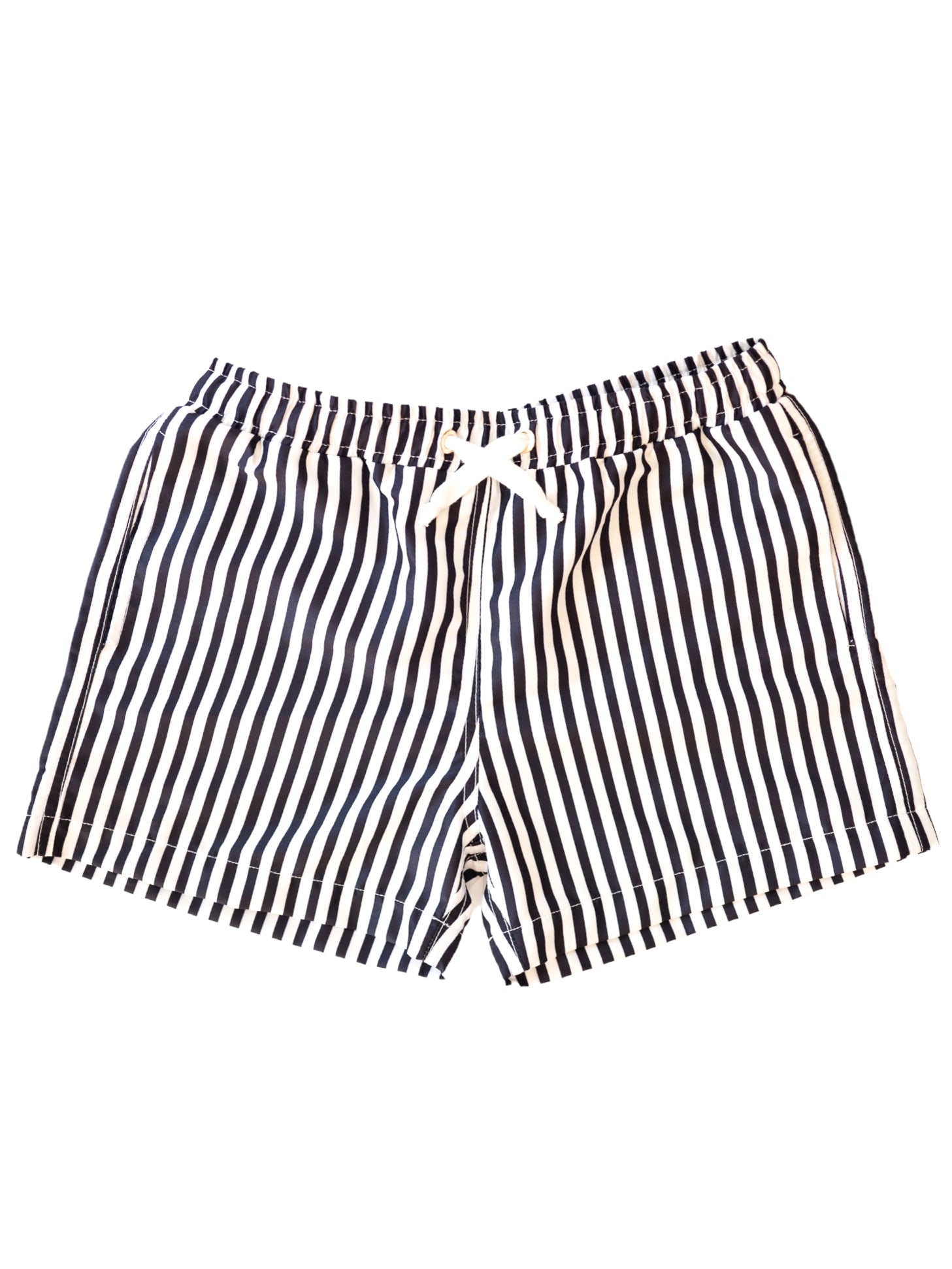 Navy Striped Board Shorts