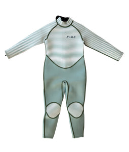 Green Striped | Kids Sustainable Wetsuit | AVALY