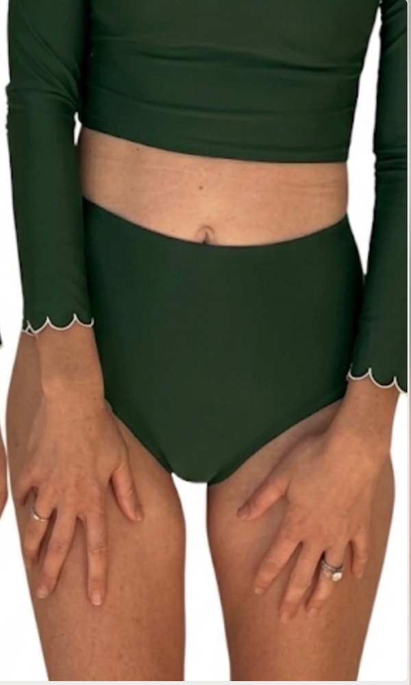 Forest Green Swim Bottoms- PRE ORDER- ARRIVE MID AUGUST