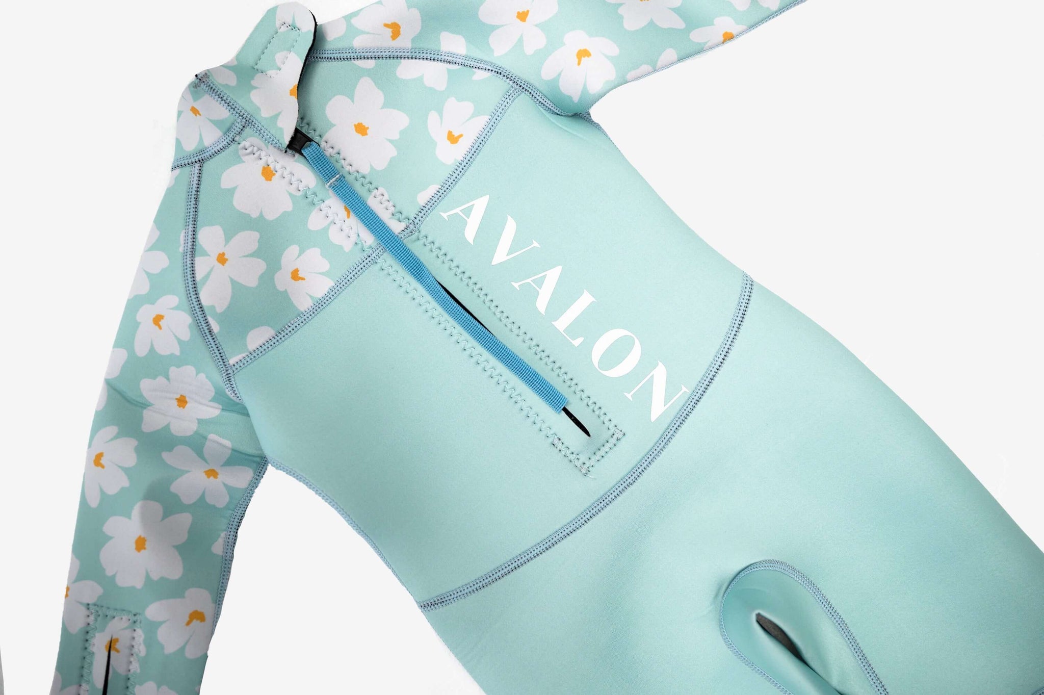 Mint Green Daisy | Tallow | Sustainable Children's Wetsuit