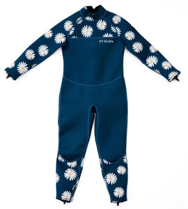 Navy Daisy Kids Wetsuit